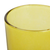 NNEDSZ 20 Pack Yellow Glass Votive Candle Holders Table Centreoieces  Xmas Wedding Anniversary Event Recption Party Function or Home Decor