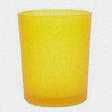 NNEDSZ 20 Pack Yellow Frosted Glass Votive Candle Holders Table Centreoieces  Xmas Wedding Anniversary Event Recption Party Function or Home Decor