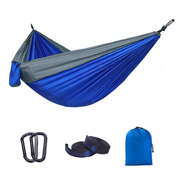 NNEDSZ Blue & Grey Camping Hammock
