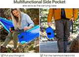 NNEDSZ Blue & Grey Camping Hammock