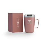 NNEDSZ Iron Flask Grip Coffee Mug, Rose Gold - 12oz/350ml