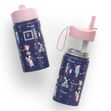NNEDSZ Iron Flask Kids Water Bottle, Fiesta, 14oz/415ml