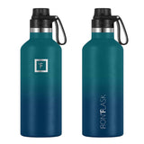 NNEDSZ Iron Flask Narrow Mouth Bottle with Spout Lid, Dark Night, 32oz/950ml