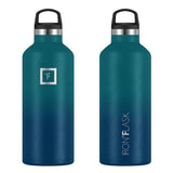 NNEDSZ Iron Flask Narrow Mouth Bottle with Spout Lid, Dark Night, 32oz/950ml