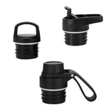 NNEDSZ Iron Flask Narrow Mouth Bottle with Spout Lid, Dark Night, 32oz/950ml