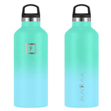 NNEDSZ Iron Flask Narrow Mouth Bottle with Spout Lid, Sky, 32oz/950ml