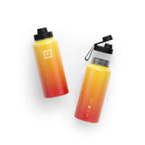 NNEDSZ Iron Flask Wide Mouth Bottle with Spout Lid, Fire - 32oz/950ml
