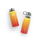 NNEDSZ Iron Flask Wide Mouth Bottle with Spout Lid, Fire - 32oz/950ml