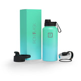 NNEDSZ Iron Flask Wide Mouth Bottle with Spout Lid, Sky - 32oz/950ml