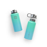 NNEDSZ Iron Flask Wide Mouth Bottle with Spout Lid, Sky - 32oz/950ml