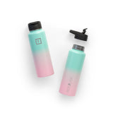 NNEDSZ Iron Flask Wide Mouth Bottle with Spout Lid, Bubble Gum - 40oz/1200ml