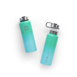 NNEDSZ Iron Flask Wide Mouth Bottle with Spout Lid, Sky - 40oz/1200ml