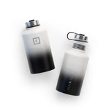 NNEDSZ Iron Flask Wide Mouth Bottle with Spout Lid, Day & Night - 64oz/1900ml