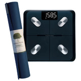 NNEDSZ Jade Yoga Harmony Mat - Midnight & Etekcity Scale for Body Weight and Fat Percentage - Black Bundle