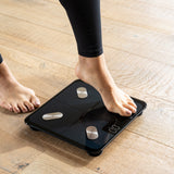 NNEDSZ Jade Yoga Harmony Mat - Olive & Etekcity Scale for Body Weight and Fat Percentage - Black Bundle