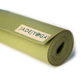 NNEDSZ Jade Yoga Voyager Mat - Olive & Iron Flask Wide Mouth Bottle with Spout Lid, Fire, 32oz/950ml Bundle