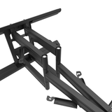 NNEDSZ Kanto PDX650SG Stainless Steel Outdoor Full Motion TV Mount for 37" to 75" TVs, Black