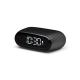 NNEDSZ Lexon Minut Mini Alarm Clock - Black