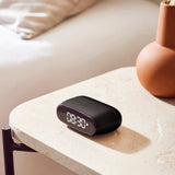 NNEDSZ Lexon Minut Mini Alarm Clock - Black