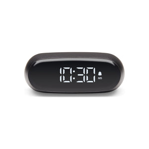 NNEDSZ Lexon Minut Mini Alarm Clock - Gunmetal