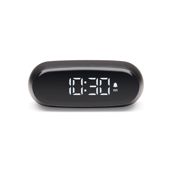 NNEDSZ Lexon Minut Mini Alarm Clock - Gunmetal