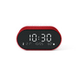 NNEDSZ Lexon Ray Clock Lcd Alarm Clock With Temperature / Humidity Display - Red