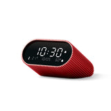 NNEDSZ Lexon Ray Clock Lcd Alarm Clock With Temperature / Humidity Display - Red