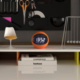 NNEDSZ Newgate Centre Of The Earth Lcd Alarm Clock Pumpkin Orange