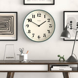 NNEDSZ Newgate Number Two Wall Clock Asparagus Green