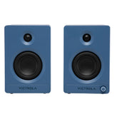 Victrola Tempo Bookshelf Speakers - Blue