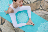 NNEDSZ Yoga Design Lab Combo Yoga Mat 3.5mm Mandala Turquoise