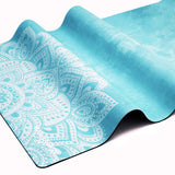 NNEDSZ Yoga Design Lab Combo Yoga Mat 3.5mm Mandala Turquoise