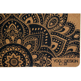 NNEDSZ Yoga Design Lab Cork Yoga Mat 3.5mm Mandala Black