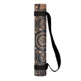 NNEDSZ Yoga Design Lab Cork Yoga Mat 3.5mm Mandala Black