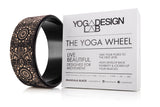 NNEDSZ Yoga Design Lab Yoga Wheel Cork Mandala Black