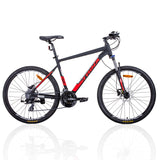 NNEDSZ Trinx M600 Mountain Bike 24 Speed MTB Bicycle 17 Inches Frame Red