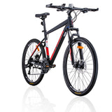 NNEDSZ Trinx M600 Mountain Bike 24 Speed MTB Bicycle 17 Inches Frame Red