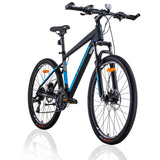 NNEDSZ Trinx M600 Mountain Bike 24 Speed MTB Bicycle 19 Inches Frame Blue