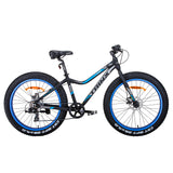 NNEDSZ Trinx Tiger T106 Fat Bike Shimano 7 Speed Bicycle Blue