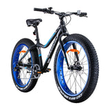 NNEDSZ Trinx Tiger T106 Fat Bike Shimano 7 Speed Bicycle Blue