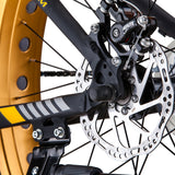NNEDSZ Trinx Tiger T106 Fat Bike Shimano 7 Speed Bicycle Orange