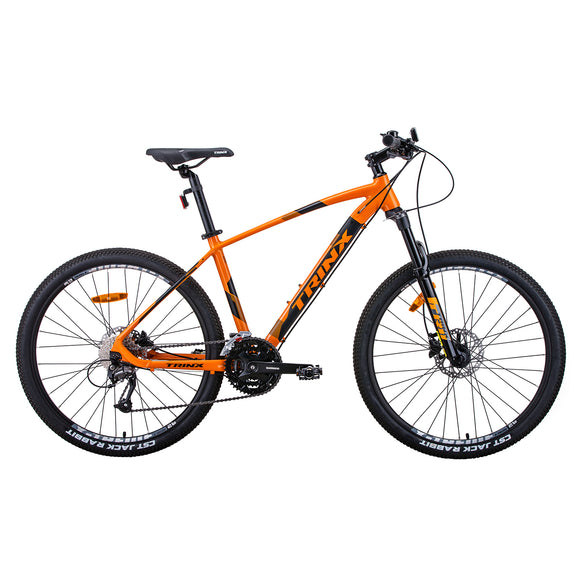 NNEDSZ Trinx X1 MTB Mountain Bike Shimano Altus M370 27 Speed 17 Inches Frame Orange/Black