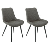 NNEDSZ Tyler Fabric Chair (Set of 2) - Grey