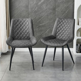 NNEDSZ Tyler Fabric Chair (Set of 2) - Grey