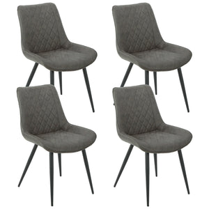 NNEDSZ Tyler Fabric Chair (Set of 4) - Grey