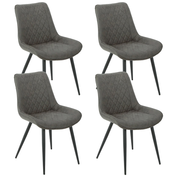 NNEDSZ Tyler Fabric Chair (Set of 4) - Grey