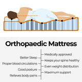 NNEDSZ Orthopaedic Euro Top Pocket Spring Queen Mattress