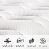 NNEDSZ Orthopaedic Euro Top Pocket Spring Queen Mattress