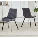 NNEDSZ Sloane Fabric Dining Chairs (Set of 4) - Grey