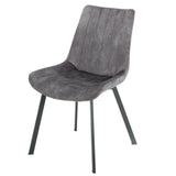 NNEDSZ Sloane Fabric Dining Chairs (Set of 4) - Grey